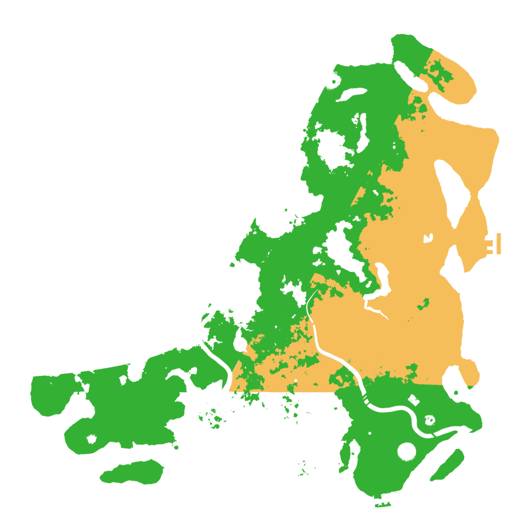 Biome Rust Map: Procedural Map, Size: 5000, Seed: 1319037