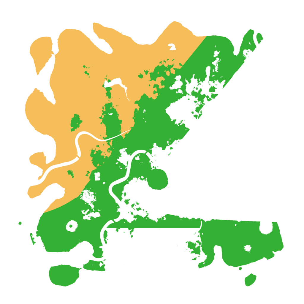 Biome Rust Map: Procedural Map, Size: 4000, Seed: 472365