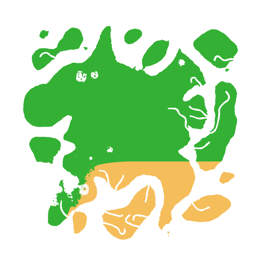 Biome Rust Map: Procedural Map, Size: 3500, Seed: 1098750971