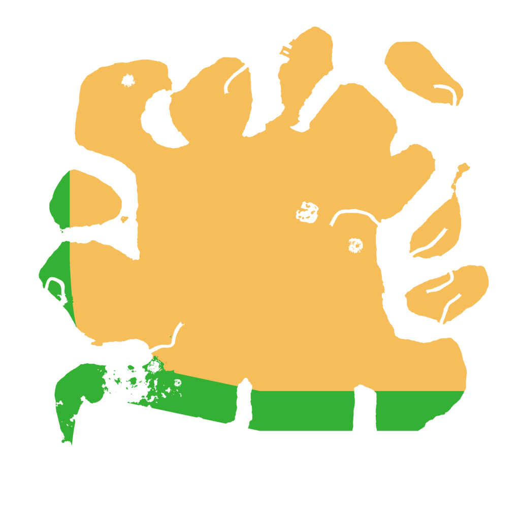 Biome Rust Map: Procedural Map, Size: 3550, Seed: 31301