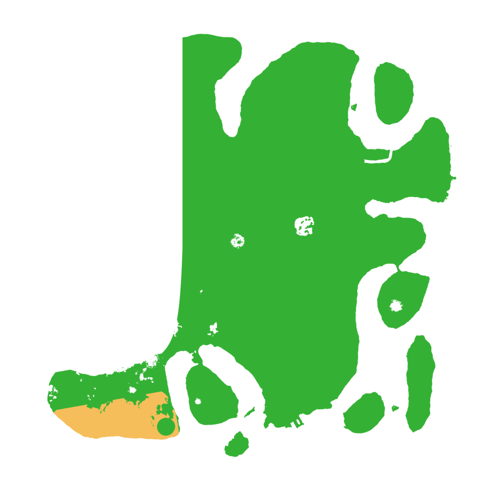 Biome Rust Map: Procedural Map, Size: 3700, Seed: 945002