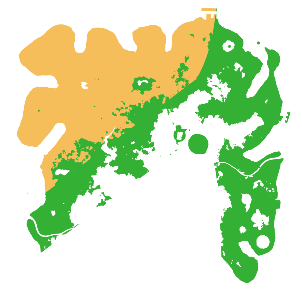 Biome Rust Map: Procedural Map, Size: 4000, Seed: 165147