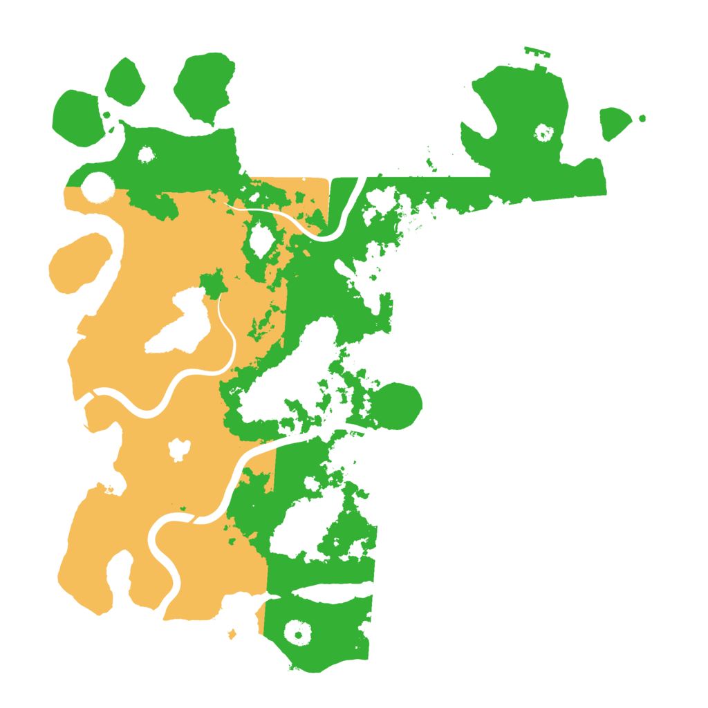 Biome Rust Map: Procedural Map, Size: 4000, Seed: 487779