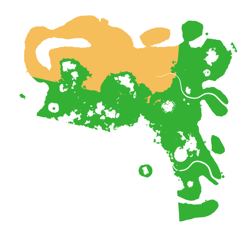 Biome Rust Map: Procedural Map, Size: 3550, Seed: 307856