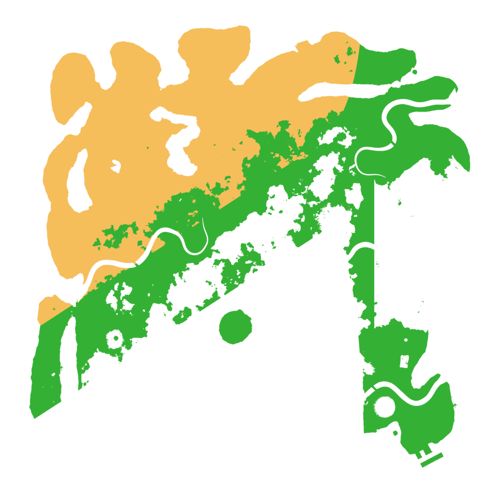 Biome Rust Map: Procedural Map, Size: 4200, Seed: 127787695