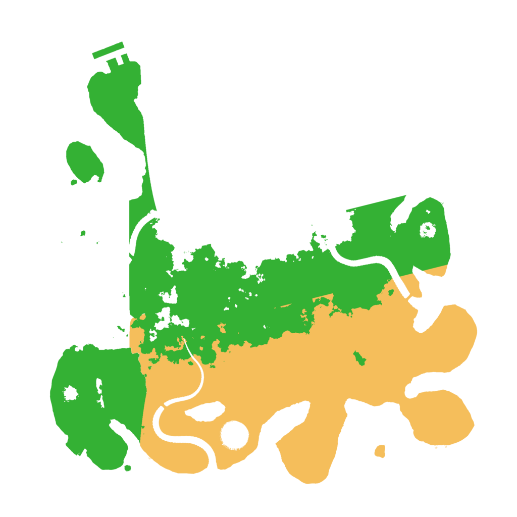 Biome Rust Map: Procedural Map, Size: 3220, Seed: 196447480