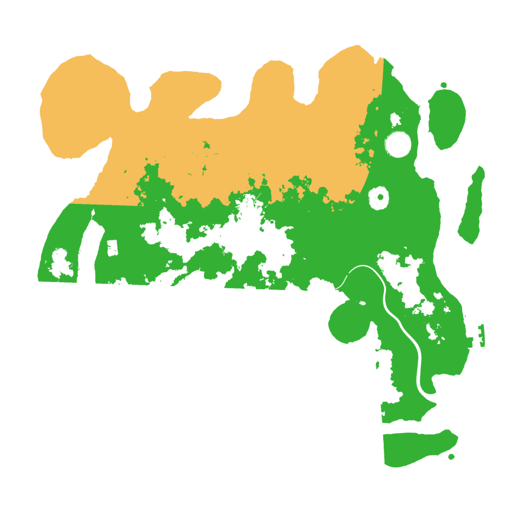 Biome Rust Map: Procedural Map, Size: 3550, Seed: 860199