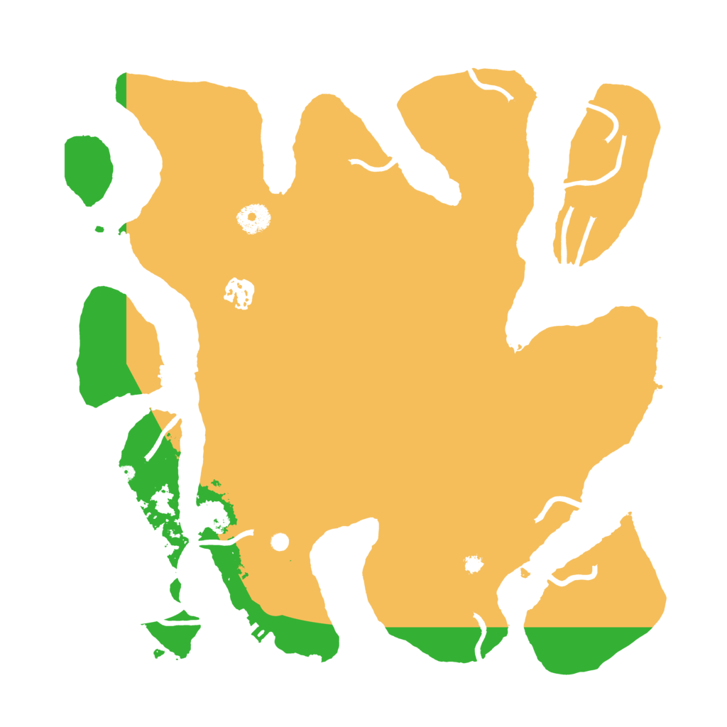 Biome Rust Map: Procedural Map, Size: 3550, Seed: 508988