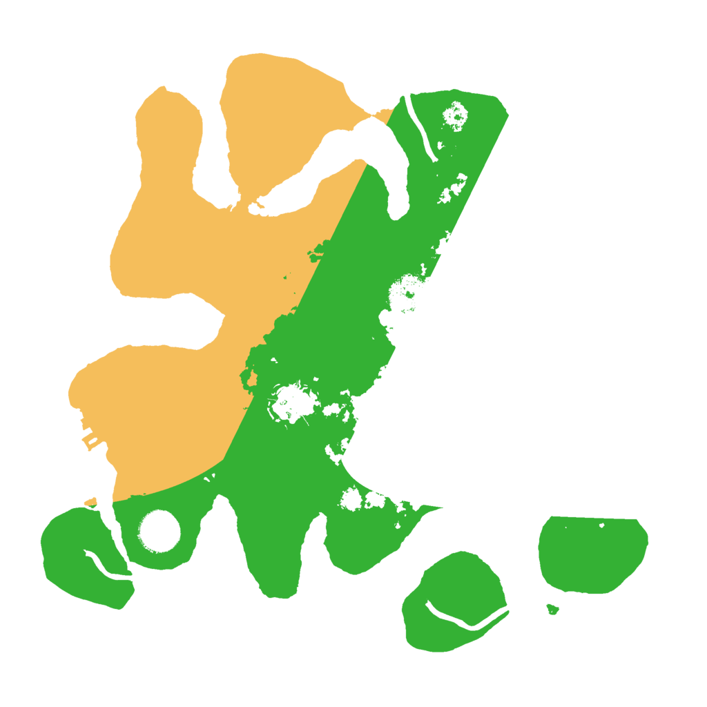 Biome Rust Map: Procedural Map, Size: 3000, Seed: 2023062841