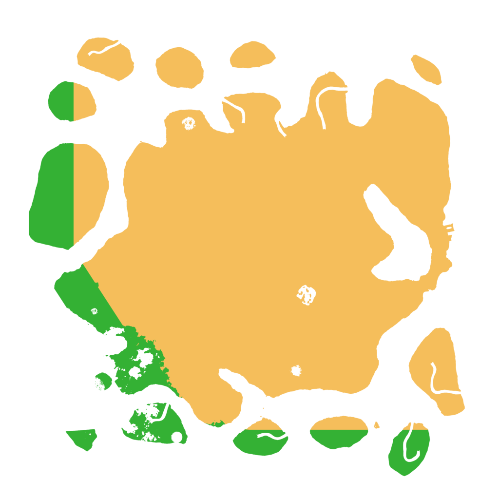 Biome Rust Map: Procedural Map, Size: 4000, Seed: 229953