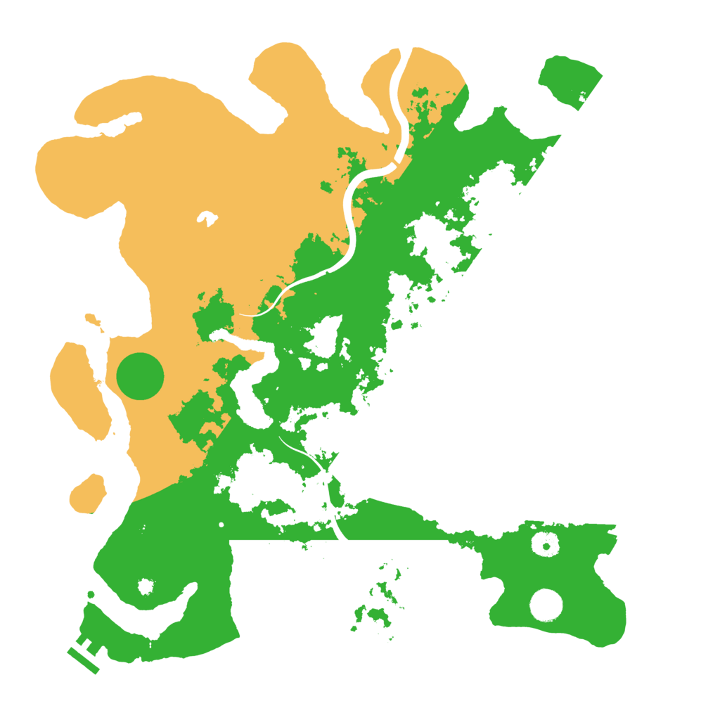 Biome Rust Map: Procedural Map, Size: 4000, Seed: 214356