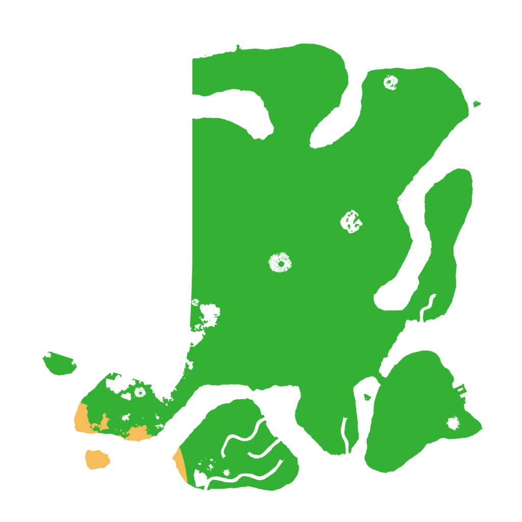 Biome Rust Map: Procedural Map, Size: 3700, Seed: 1028270060