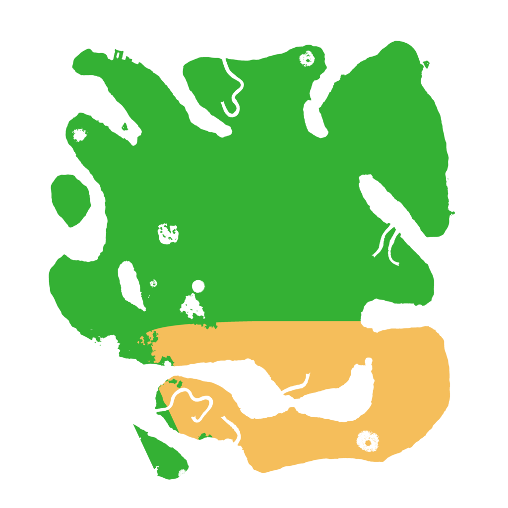 Biome Rust Map: Procedural Map, Size: 3550, Seed: 99573