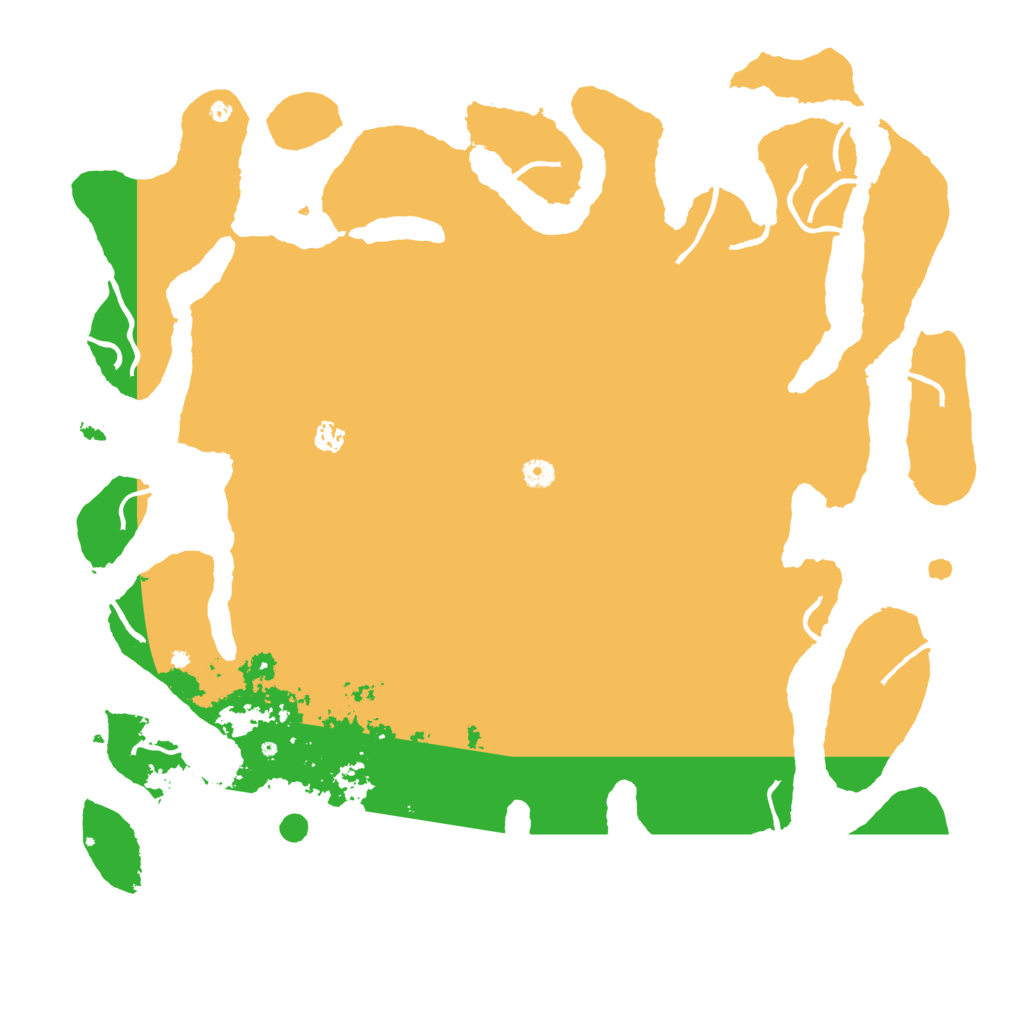 Biome Rust Map: Procedural Map, Size: 5000, Seed: 1658151