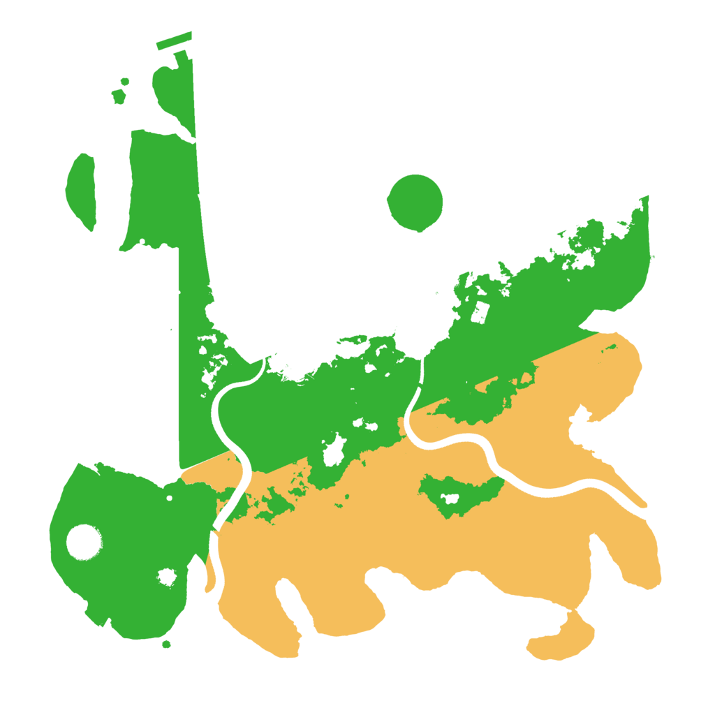 Biome Rust Map: Procedural Map, Size: 3550, Seed: 280956