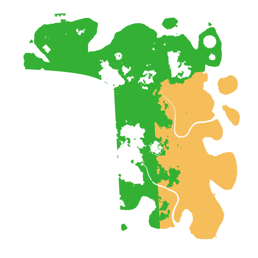 Biome Rust Map: Procedural Map, Size: 3550, Seed: 393654