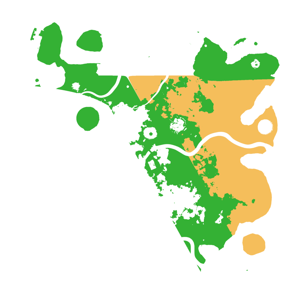 Biome Rust Map: Procedural Map, Size: 3550, Seed: 408137