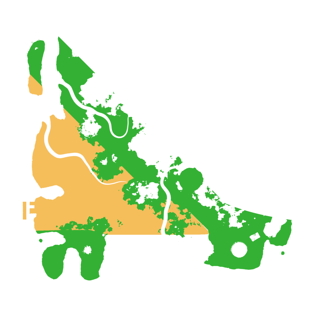 Biome Rust Map: Procedural Map, Size: 3550, Seed: 178750