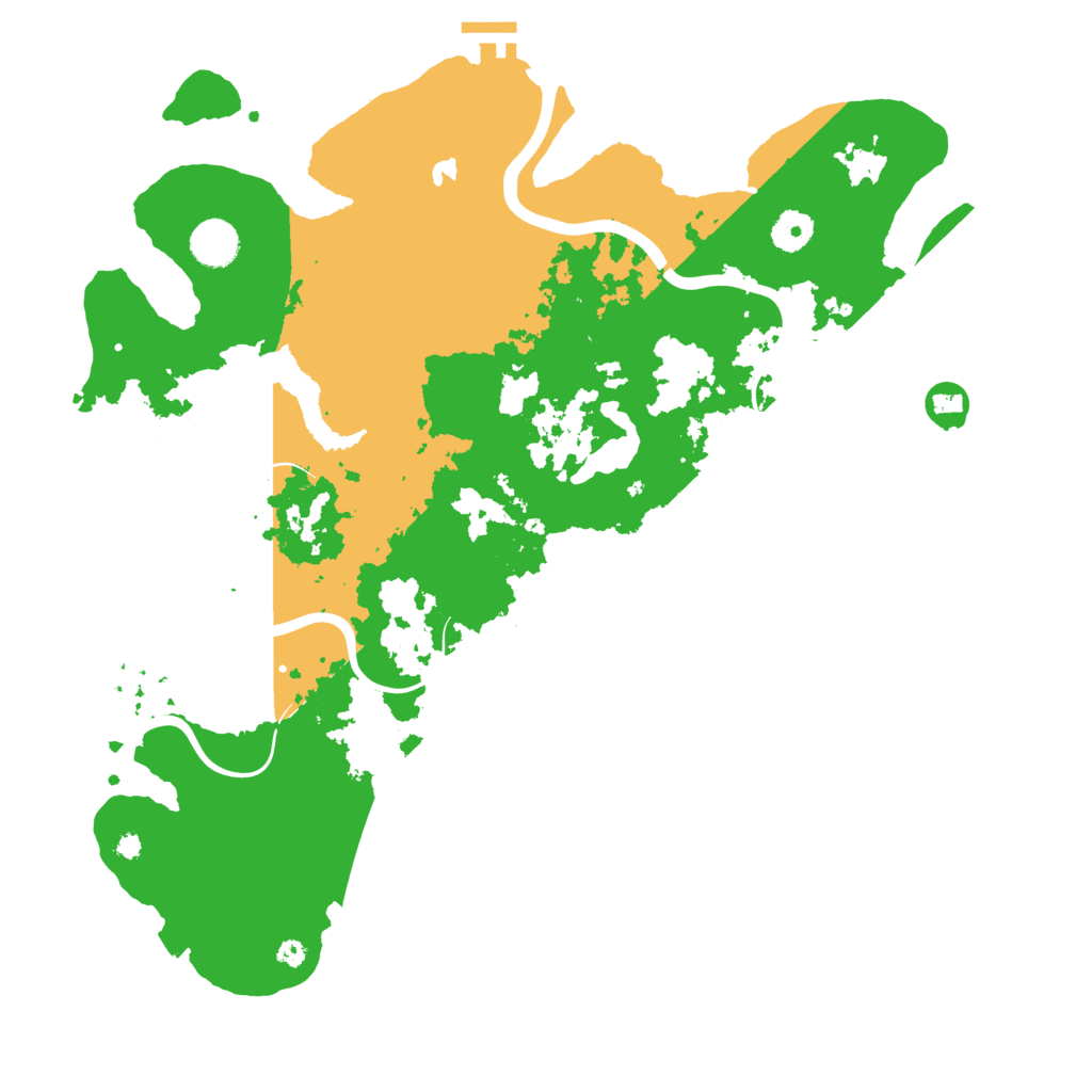 Biome Rust Map: Procedural Map, Size: 4000, Seed: 165354