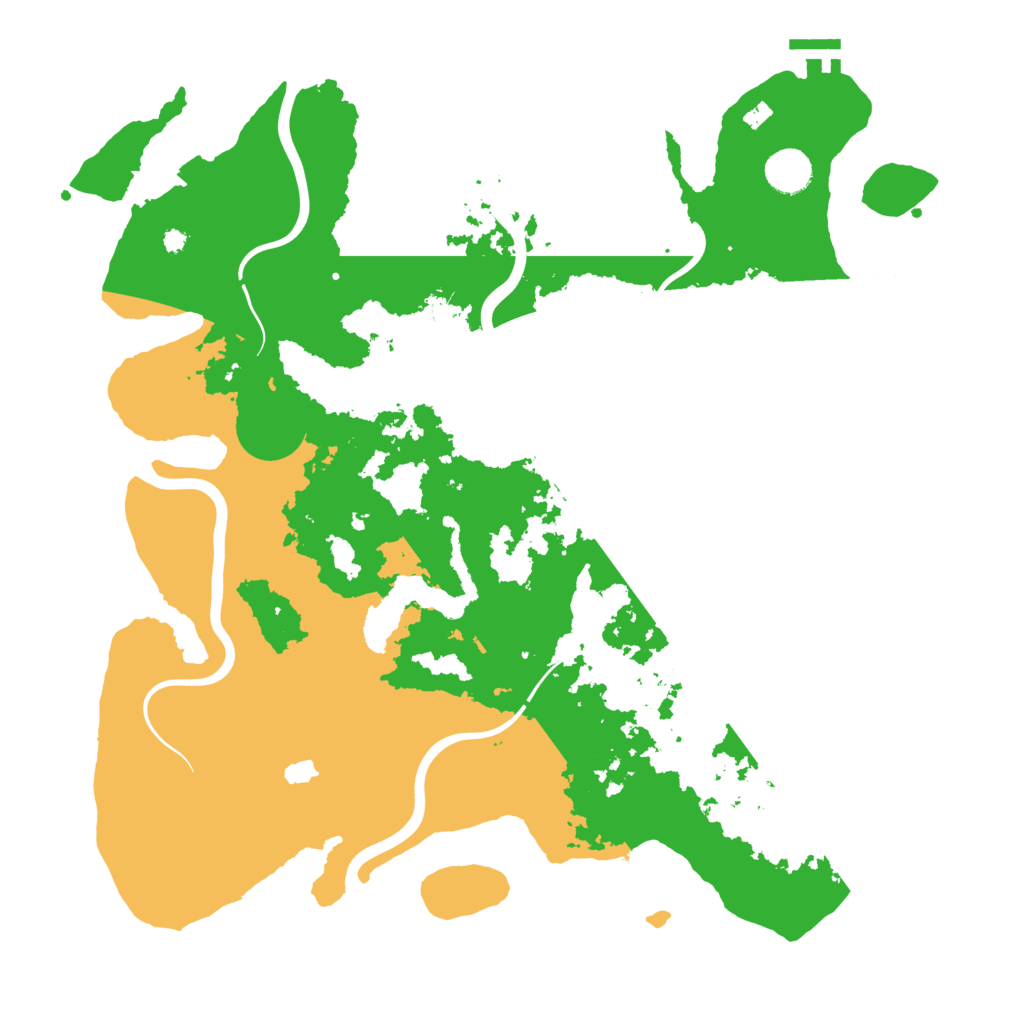 Biome Rust Map: Procedural Map, Size: 4000, Seed: 783792