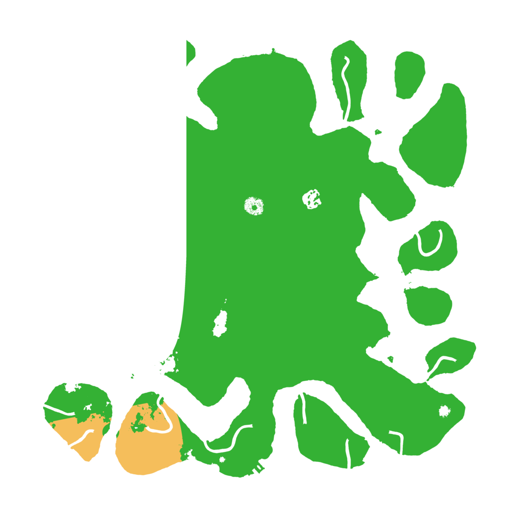 Biome Rust Map: Procedural Map, Size: 4000, Seed: 921356