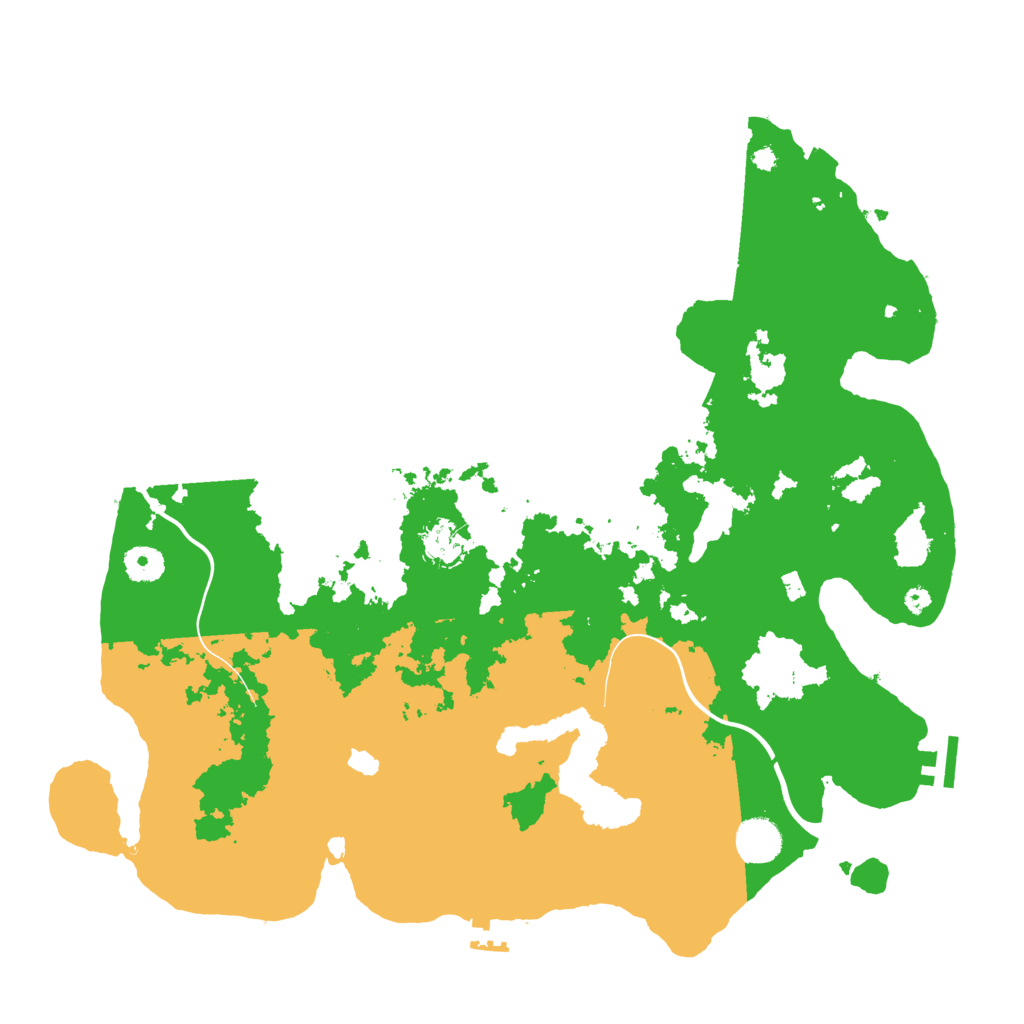 Biome Rust Map: Procedural Map, Size: 4000, Seed: 510664