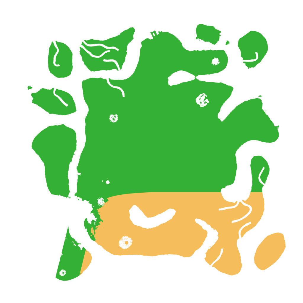 Biome Rust Map: Procedural Map, Size: 3550, Seed: 516233