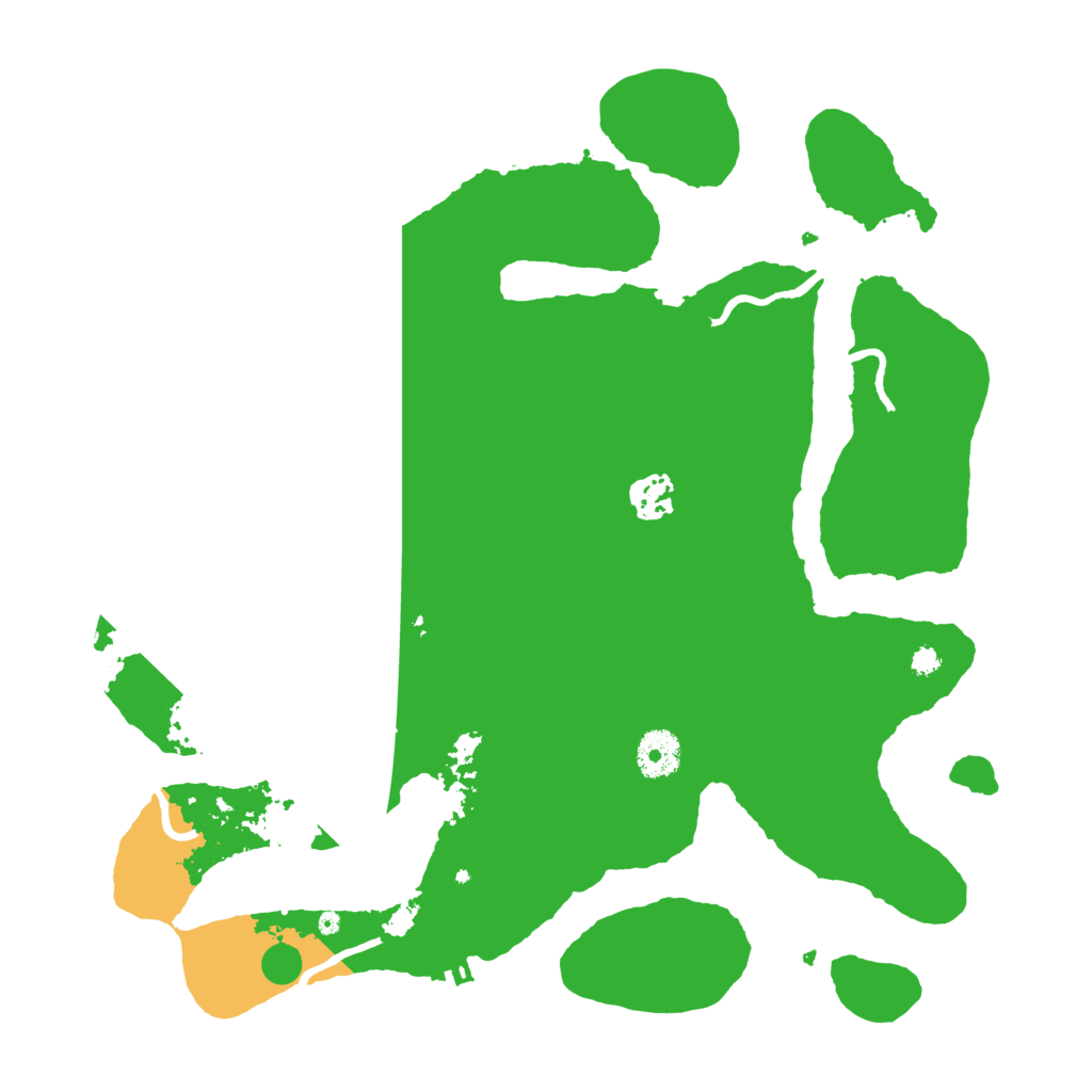 Biome Rust Map: Procedural Map, Size: 3550, Seed: 62223