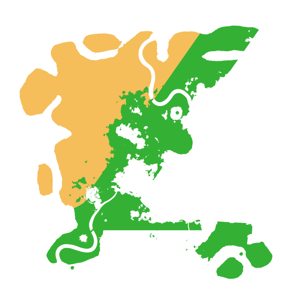 Biome Rust Map: Procedural Map, Size: 3550, Seed: 152318