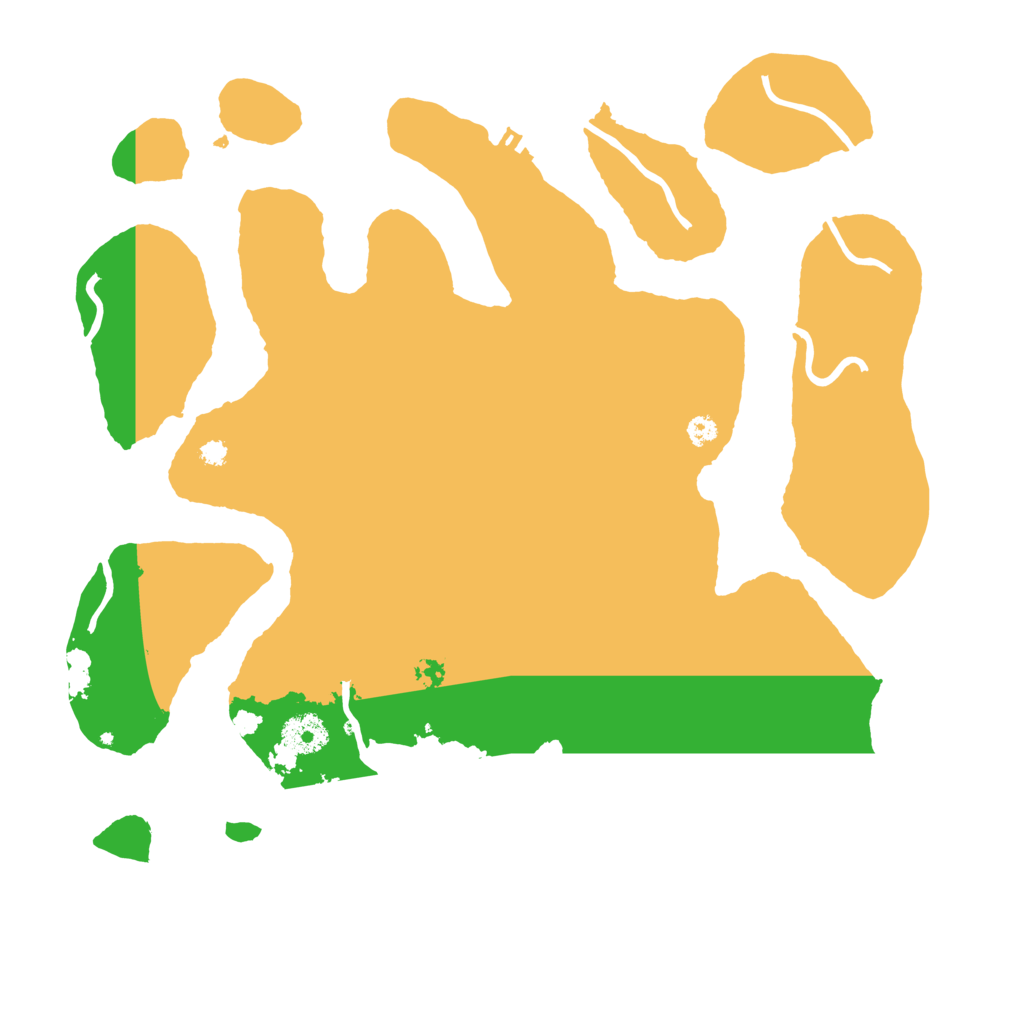 Biome Rust Map: Procedural Map, Size: 3550, Seed: 79294