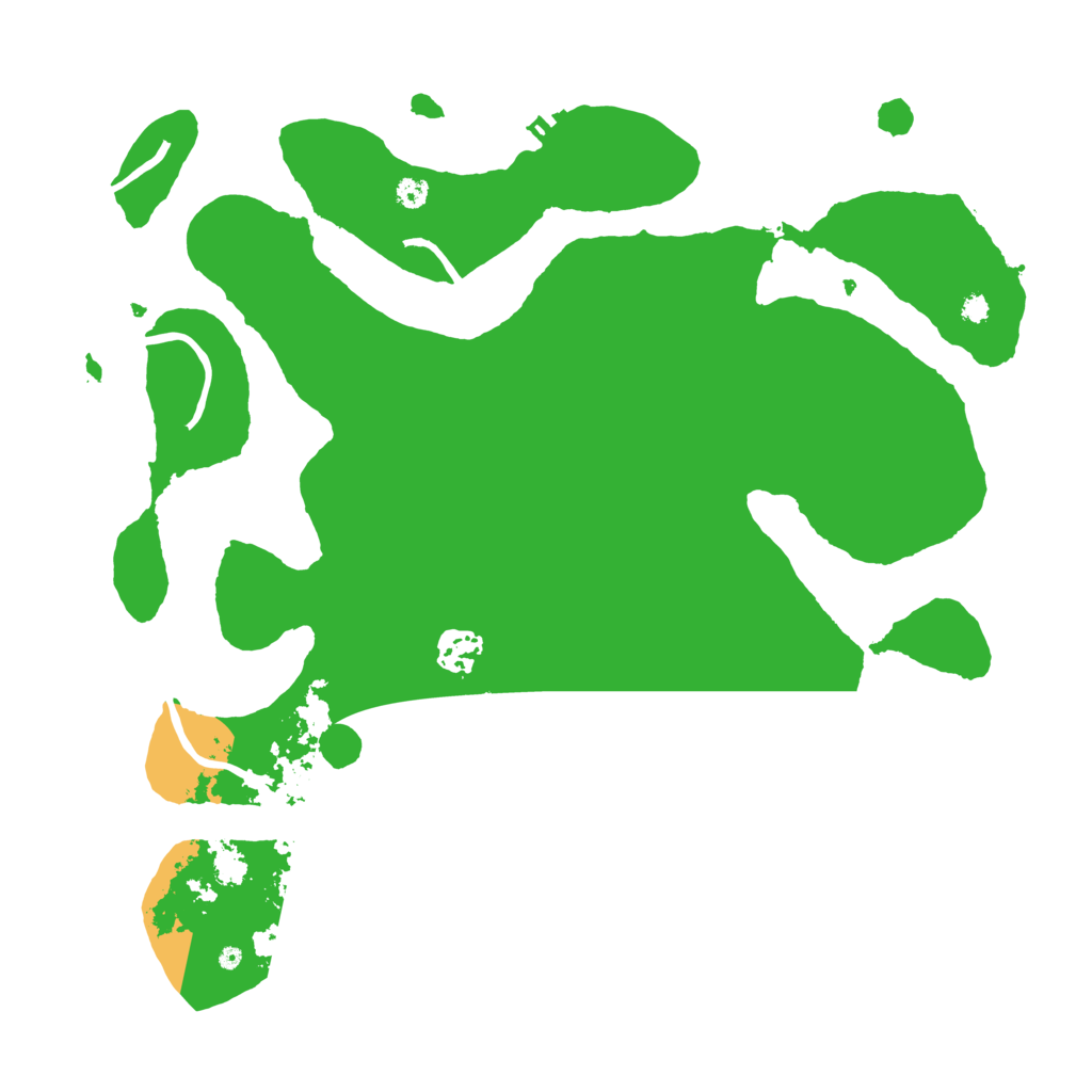 Biome Rust Map: Procedural Map, Size: 3550, Seed: 292407