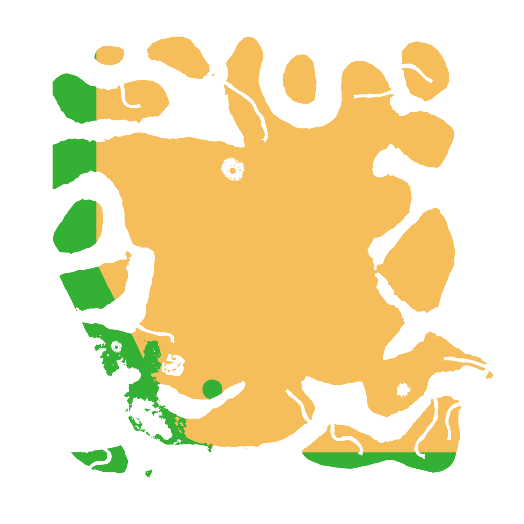 Biome Rust Map: Procedural Map, Size: 3500, Seed: 9899659