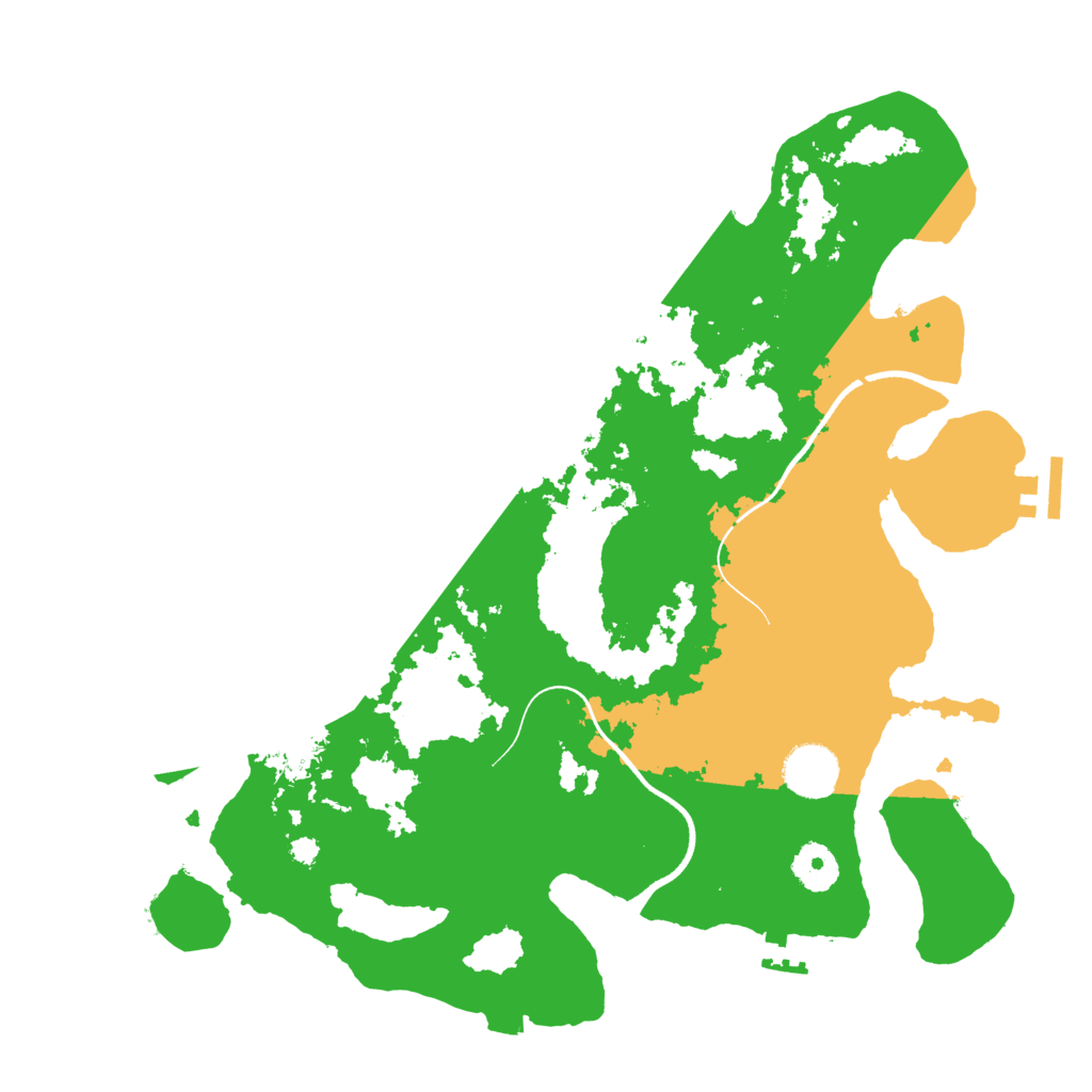 Biome Rust Map: Procedural Map, Size: 3550, Seed: 982098