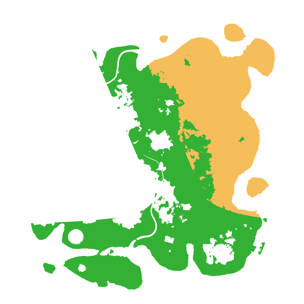 Biome Rust Map: Procedural Map, Size: 3550, Seed: 232385