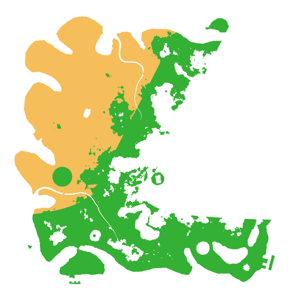 Biome Rust Map: Procedural Map, Size: 4000, Seed: 2110834052