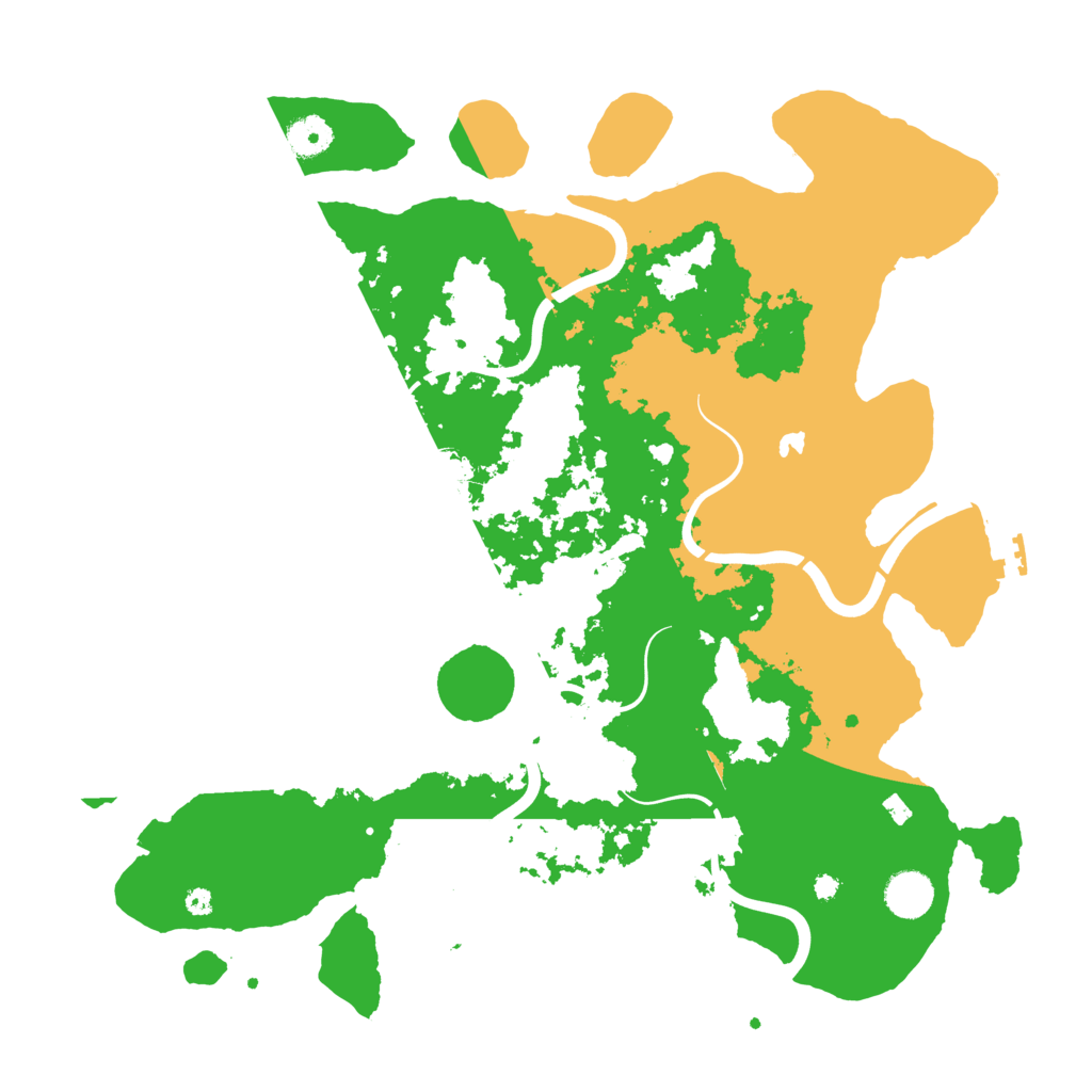 Biome Rust Map: Procedural Map, Size: 4000, Seed: 558993