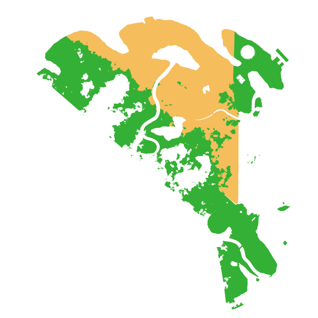 Biome Rust Map: Procedural Map, Size: 4000, Seed: 954901