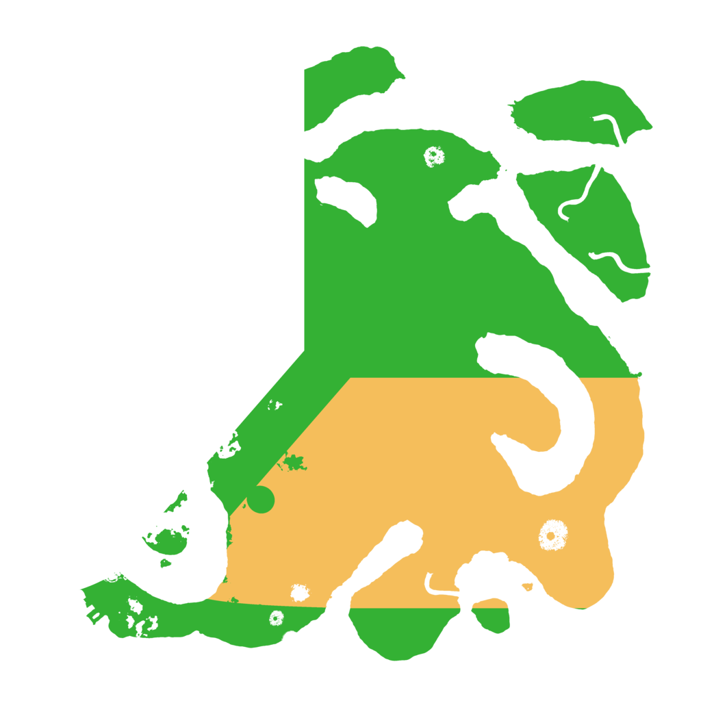 Biome Rust Map: Procedural Map, Size: 3500, Seed: 472769166