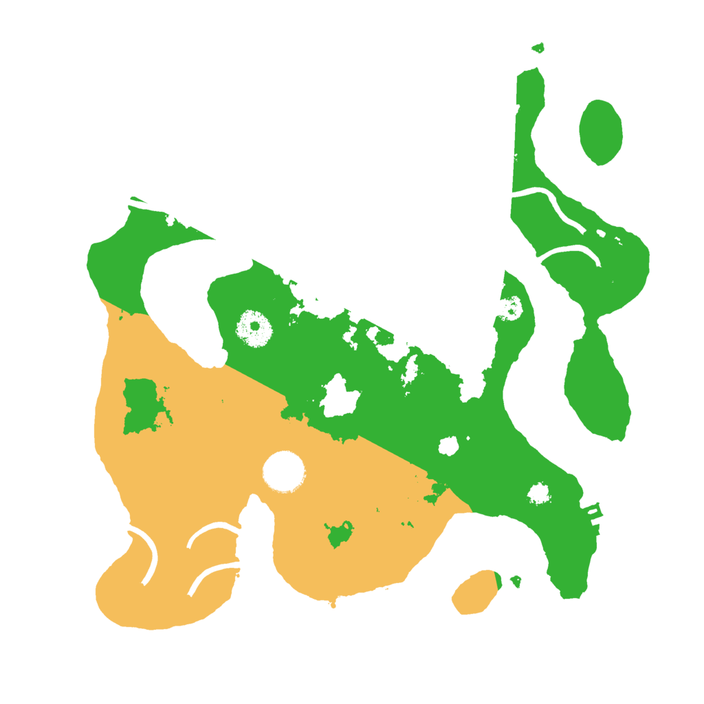 Biome Rust Map: Procedural Map, Size: 3000, Seed: 62638252