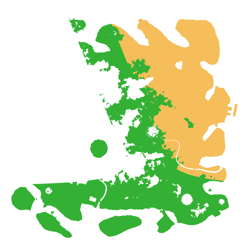 Biome Rust Map: Procedural Map, Size: 4000, Seed: 916985