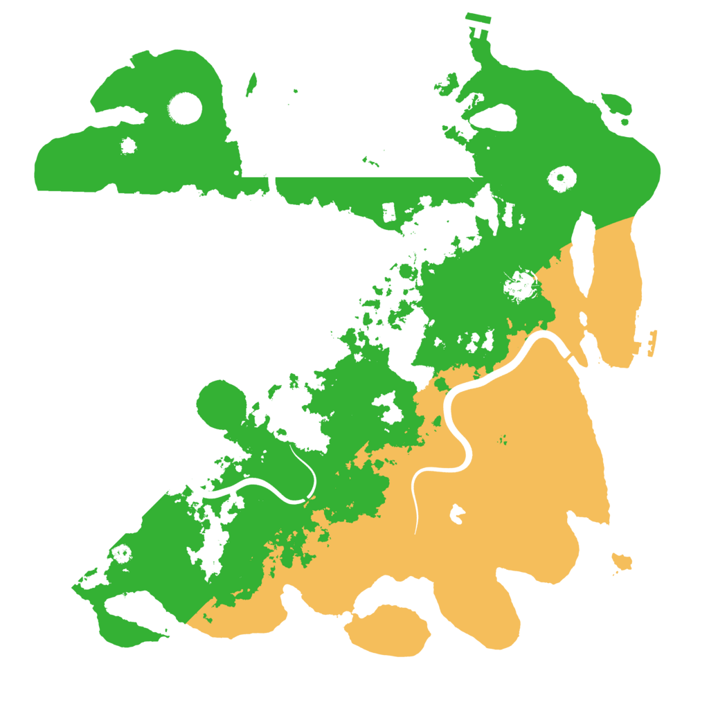 Biome Rust Map: Procedural Map, Size: 4000, Seed: 8008135