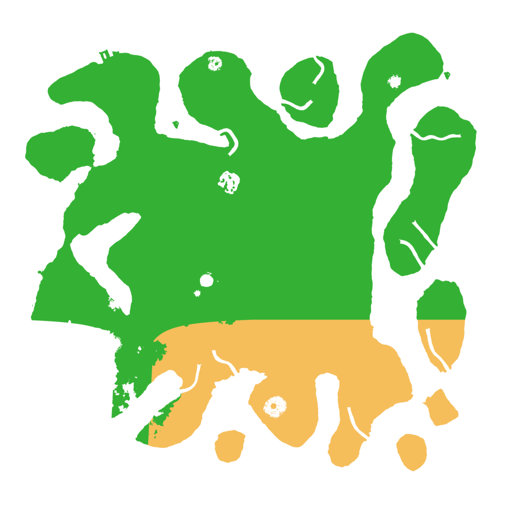 Biome Rust Map: Procedural Map, Size: 3550, Seed: 767898