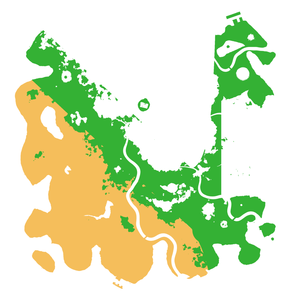 Biome Rust Map: Procedural Map, Size: 4050, Seed: 1126920565
