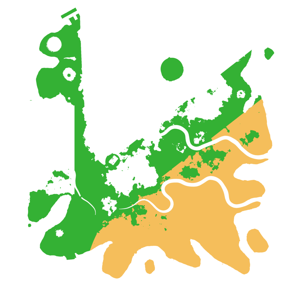 Biome Rust Map: Procedural Map, Size: 3550, Seed: 677401