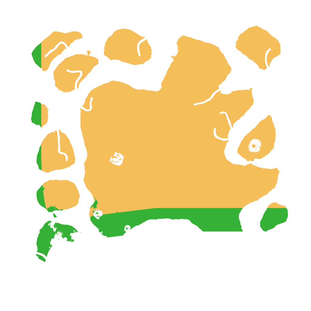 Biome Rust Map: Procedural Map, Size: 3550, Seed: 359484