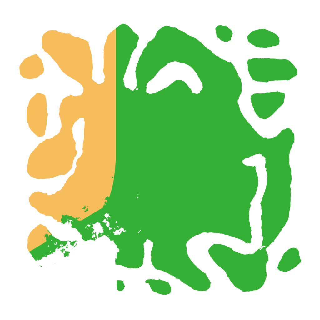 Biome Rust Map: Barren, Size: 4000, Seed: 123335