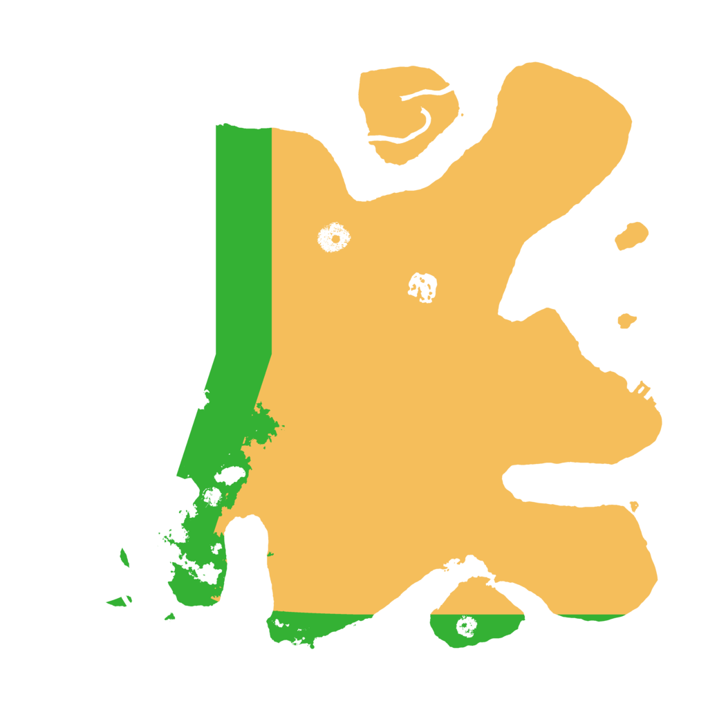 Biome Rust Map: Procedural Map, Size: 3550, Seed: 72767