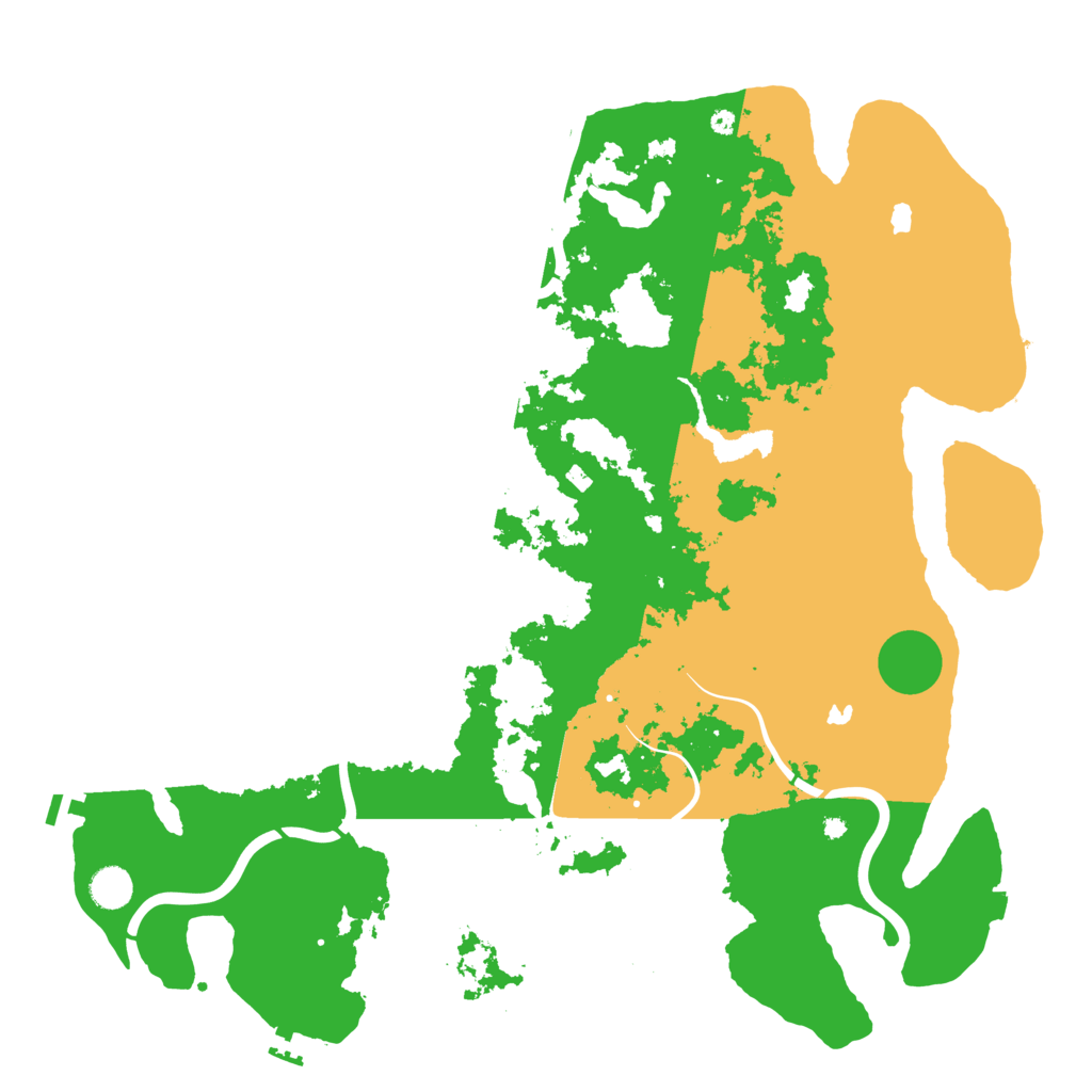 Biome Rust Map: Procedural Map, Size: 4500, Seed: 156895926