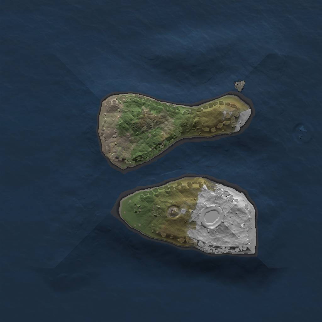 Rust Map: Procedural Map, Size: 1500, Seed: 31258133, 4 Monuments