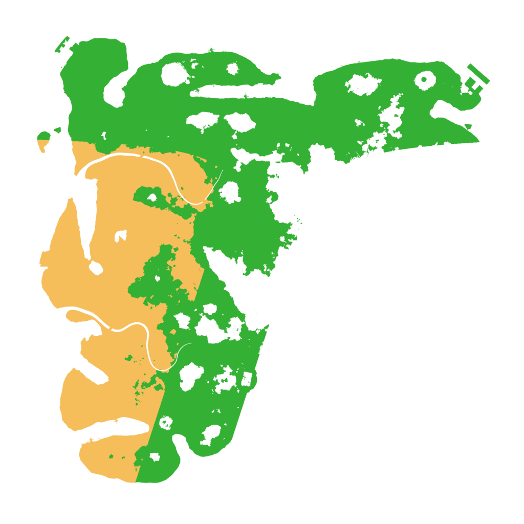Biome Rust Map: Procedural Map, Size: 4000, Seed: 31258133